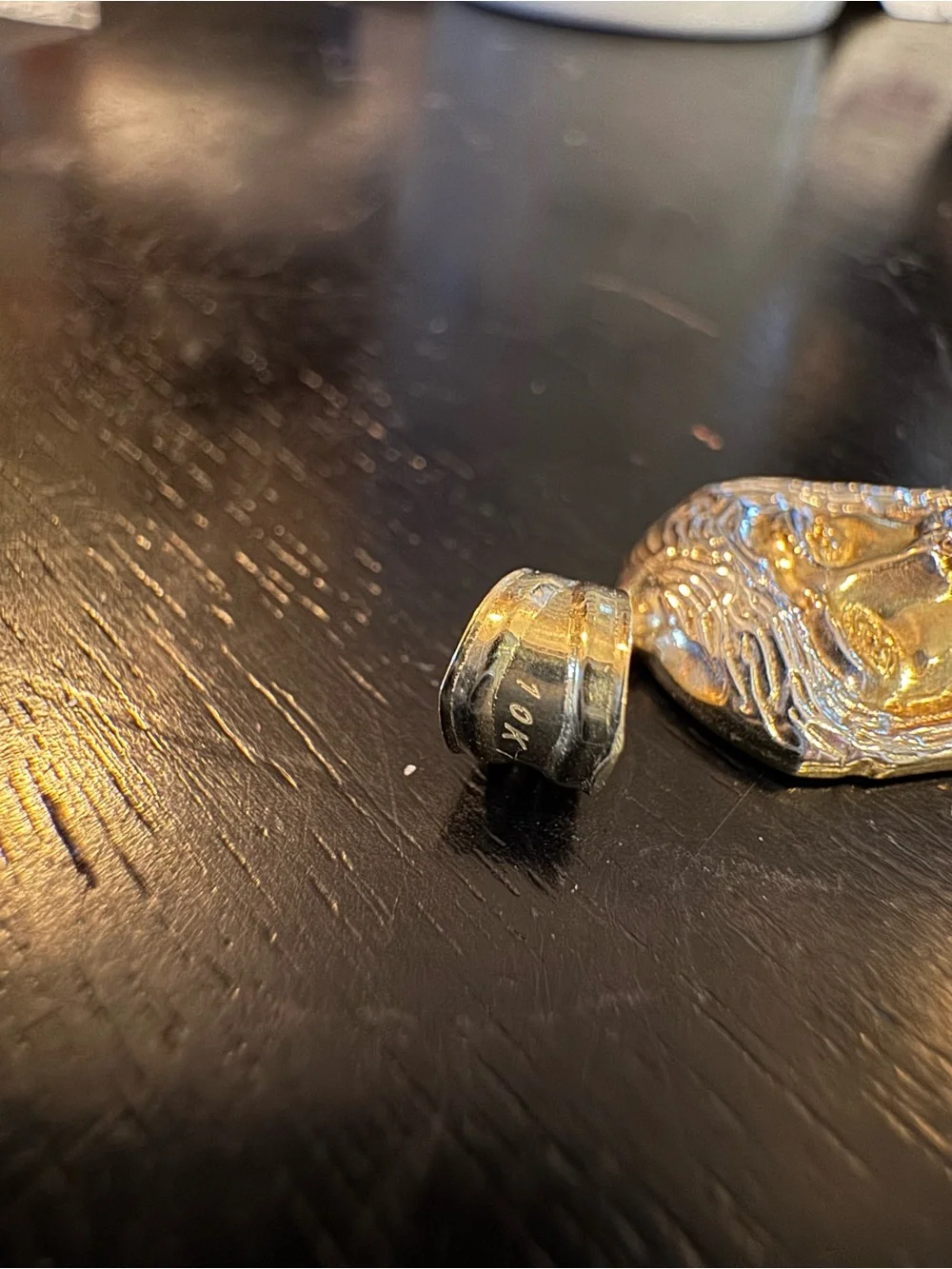 10k Gold Jesus Head Pendant for Men acid tested stamped